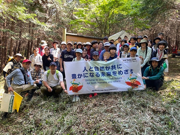 作業を終えて、参加者集合写真を撮影